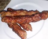 A picture of step 3 of Seekh Kabab🥖.