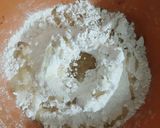 A picture of step 2 of Tilgul Chapati.