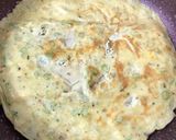 A picture of step 2 of Omelette Cheese Toasted Sandwich.