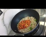 A picture of step 1 of Paneer bhurji.