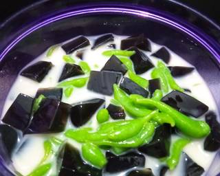 Es cendol cincau fiber creme - Step 2