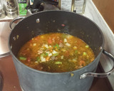 A picture of step 3 of Chorizo and Cheese Chowder.