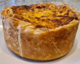 Foto del paso 8 de la receta Quiche de gambas, puerros y calabacín