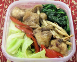 A picture of step 7 of Chicken and Cabbage in a Frying Pan.