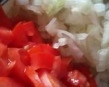 A picture of step 4 of Dahi bhalay.