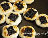 A picture of step 5 of For Bento and Beer Snacks Taro Root Isobe Mochi.