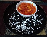 A picture of step 3 of Sago pearls.