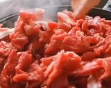 A picture of step 3 of Ginger Beef.