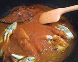 A picture of step 5 of Blue Crab & Tomato Cream Pasta.