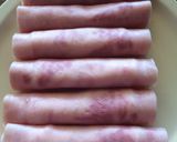 Foto del paso 2 de la receta: Rollos de jamón con queso empanizados
