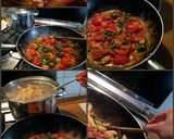 A picture of step 2 of AMIEs Penne Rigate with Tuna, Cherry Tomatoes and Rocket.