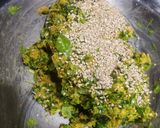 A picture of step 3 of Surti undhiyu.