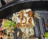 A picture of step 10 of Jain Paneer Tikka Masala Shawarma.