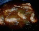 A picture of step 6 of Watermelon's shell Ragout with fish and shrimps.
