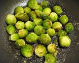 A picture of step 5 of Simple! Brussels Sprouts Garlic Butter Grill.