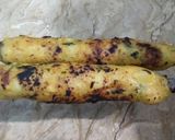 A picture of step 5 of Tandoori potato kabab.
