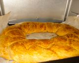 A picture of step 8 of Braided Brioche.