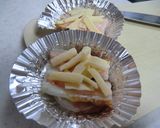 A picture of step 3 of Chikuwa with Mentaiko and Mayonnaise.