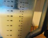 A picture of step 4 of Fresh homemade almond milk.