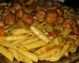 صورة لخطوة 3 من وصفة معكرونة بصلصة الكودو