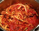A picture of step 8 of Sausage and Turkey Tri-Coloured Pasta.