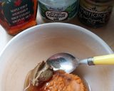 A picture of step 4 of Vickys Pumpkin Cups GF DF EF SF NF.