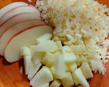 A picture of step 1 of Apple Pie Oatmeal (Eat Clean).