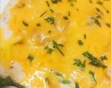 A picture of step 7 of Cheesy chicken pasta bake.