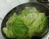 A picture of step 2 of Paneer Stuffed Cabbage Roll.