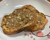 A picture of step 3 of Baked crispy pork on toast.