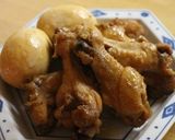 A picture of step 6 of Chicken Wings & Eggs Simmered in Sweet and Sour Sauce.