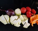 A picture of step 1 of Quick pisto for one.