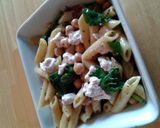 A picture of step 10 of Goat cheese and basil penne.