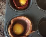 A picture of step 5 of Bacon And Cheddar Egg Cups.