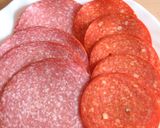 A picture of step 3 of Salami melt.