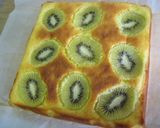 A picture of step 9 of Rice Flour Yogurt Cake with Kiwi.