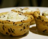 A picture of step 5 of Ice Cream Stuffed Cookie Cups.