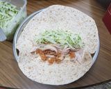A picture of step 4 of KFC Chicken Wrap.