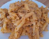 A picture of step 5 of Macaroni with Ground Meat Béchamel and Cheese.