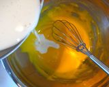 A picture of step 21 of Peach Bavarois Charlotte Cake.