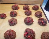 Epres-csokis keksz (hozzáadott cukor nélkül) recept fázis 2 fotója