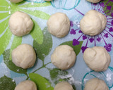 A picture of step 2 of Round Bread Rolls Filled with Anko - Made in a Bread Machine.