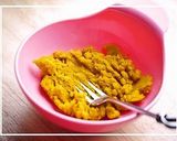 A picture of step 1 of Crispy Kabocha Squash Cookies.