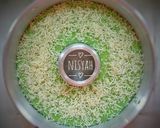 Foto langkah ke 3 dari resep Brudel Pandan Keju 2 Telur. TANPA Timbangan & Mixer ~ Cake rasa roti yg empuk. 😋.
