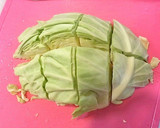 A picture of step 1 of Super Simple, Time-Saving Cabbage Salad in Sesame Oil.