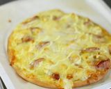 A picture of step 5 of Potato Soy Sauce Butter & Egg Mayo Pizza.