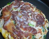 A picture of step 7 of Fluffy and Creamy Okonomiyaki.