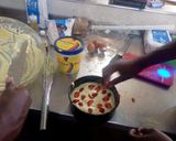 A picture of step 6 of Strawberry cake.