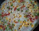 A picture of step 3 of Vegetable Corn Uttapam.
