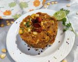 A picture of step 6 of Multigrain bread corn upma.